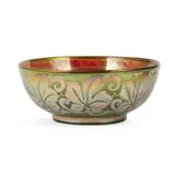 Charles Cundall, FOOTED BOWL, 1910, 1910, lustre-glazed earthenware