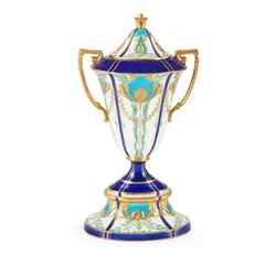 John Wadsworth, NEOCLASSICAL VASE AND COVER, 1911-15, 1911, porcelain