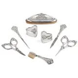 Kate Harris, LADIES MANICURE SET, LONDON 1902-1903, 1902, silver