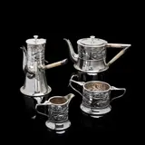 Kate Harris, COFFEE SET, LONDON 1906-1911, 1906, silver and mother-of-pearl