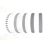 Richard Hamilton, FIVE TYRES REMOULDED, 1972, 1972
