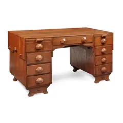 Arthur Romney Green, NINE-DRAWER SECTIONAL DESK, CIRCA 1935-40, 1935, oak