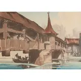 THE POTTERIEREI, BRUGES, 1924 by Frank Brangwyn, 1924, sold Jan 2023