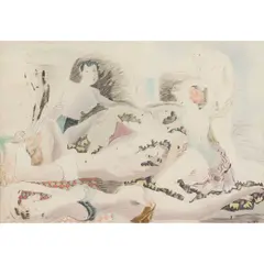 BATHERS, 1938 by Blair Hughes-Stanton, 1938, sold Jan 2023