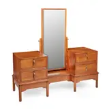 Gordon Russell, DRESSING TABLE, 1930, AND ASSOCIATED 'COXWELL' CHAIR, CIRCA 1929