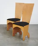 Gerald Summers, TWO HIGH BACK CHAIRS, CIRCA 1936, 1936, birch plywood