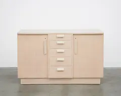 SIDEBOARD, 1930s by Gerald Summers, birch plywood, sold Oct 2022