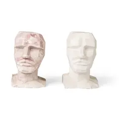 Eduardo Paolozzi R.A., Two Cubist Heads