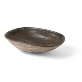 Bowl, circa 1965 by Lucie Rie, 1965, stoneware with manganese and sgraffito decoration to the inside, sold Oct 2022