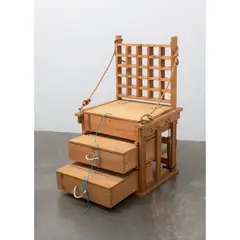 Eduardo Paolozzi R.A., Sculptor's Chair, 1987, 1987, beech
