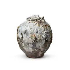 Akiko Hirai, Large Moon Jar, 2017, 2017, grogged stoneware