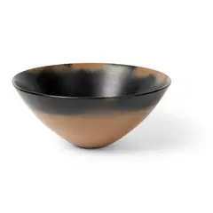 Magdalene Odundo, Bowl, circa 1981-2, 1981, burnished and carbonised terracotta