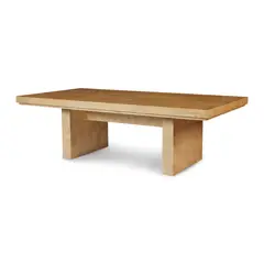 Dining Table by Karl Springer, plywood, sold Oct 2022