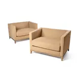 Christian Liaigre, Pair of 'Kalfa' Club Chairs, designed 1994