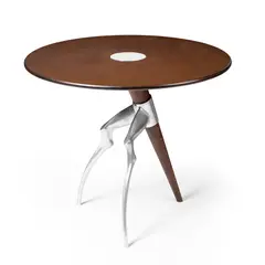Antelope Table, designed 1987 by Matthew Hilton, 1987, aluminium and MDF, sold Oct 2022