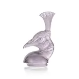 TÊTE DE PAON CAR MASCOT, NO. 1140 by René Lalique, sold Oct 2022