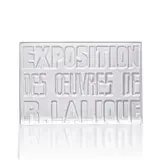 EXPOSITION DES ŒUVRES DE R. LALIQUE PLAQUE, P by René Lalique, sold Oct 2022