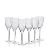 Marc Lalique, SIX ANGES CHAMPAGNE GLASSES, NO. 13-645