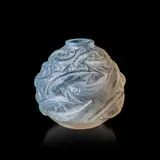 OLERON VASE, NO. 1008 by René Lalique, sold Oct 2022