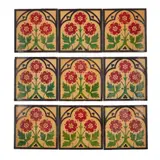 Augustus Welby Northmore Pugin, GROUP OF NINE GOTHIC REVIVAL TILES, CIRCA 1860