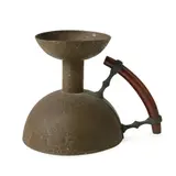Christopher Dresser, KORDOFAN CANDLEHOLDER, 1883, 1883, enamelled white metal