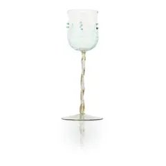 Harry Powell, RARE WINE GLASS, CIRCA 1904, 1904, coloured glass with aventurine inclusions