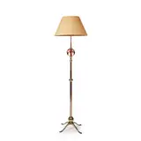 ARTS & CRAFTS ADJUSTABLE STANDARD LAMP, CIRCA 1900 by William Arthur Smith Benson, 1900, brass and copper, sold Oct 2022