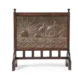 John Pearson, ARTS & CRAFTS FIRESCREEN, DATED 1895