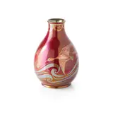 ROYAL LANCASTRIAN LUSTRE VASE, DATED 1929 by William S. Mycock, 1929, glazed and painted earthenware, sold Oct 2022