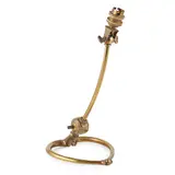 ARTS & CRAFTS TABLE LAMP, CIRCA 1900 by William Arthur Smith Benson, 1900, brass, sold Oct 2022