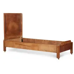 Robert Lorimer, ARTS & CRAFTS SINGLE BED, CIRCA 1900, 1900, oak and burr oak