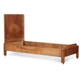 Robert Lorimer, ARTS & CRAFTS SINGLE BED, CIRCA 1900, 1900, oak and burr oak