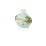 Daum, MINIATURE LANDSCAPE VASE, CIRCA 1910, 1910, painted and frosted glass