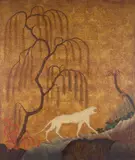 Gaston Priou, PAIR OF ART DECO PANELS