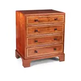 CHEST OF DRAWERS, DATED 1929 by Gordon Russell, 1929, Cuban mahogany, sold Oct 2022