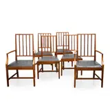 Ernest Gimson, SET OF SIX ARTS & CRAFTS DINING CHAIRS, EARLY 20TH CENTURY