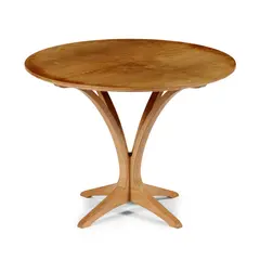 Edward Barnsley, OCCASIONAL TABLE, 1962, 1962, walnut with sycamore inlay