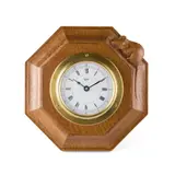 Robert 'Mouseman' Thompson, OCTAGONAL WALL CLOCK, CIRCA 1980S, oak
