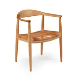 'THE CHAIR' MODEL JH501 by Hans J. Wegner, ash and caning, sold Oct 2022