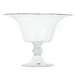 Seguso, LARGE CENTREPIECE FOOTED VASE, MID-20TH CENTURY