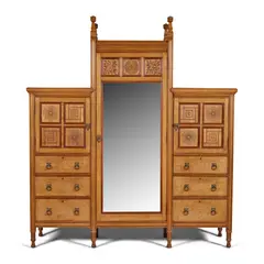 Edward William Godwin, AESTHETIC MOVEMENT WARDROBE, CIRCA 1875, 1875, ash
