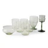 Philip Speakman Webb, GROUP OF DRINKING GLASSES, CIRCA 1870, 1870, pale green glass