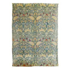 William Morris, PAIR OF ORIGINAL ‘CAMPION’ PATTERN ARTS & CRAFTS CURTAINS, DESIGNED 1883, 1883, jacquard woven wool