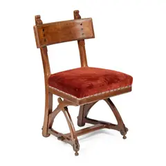 E. W. Pugin, GOTHIC REVIVAL CHAIR, CIRCA 1870, 1870, oak