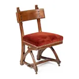 E. W. Pugin, GOTHIC REVIVAL CHAIR, CIRCA 1870, 1870, oak