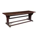 James Brooks, GOTHIC REVIVAL REFECTORY TABLE, CIRCA 1870, 1870, oak