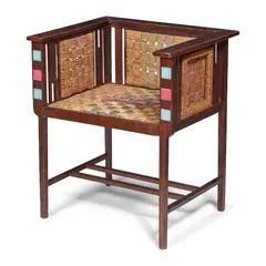 Hans Vollmer, ARMCHAIR, CIRCA 1900, 1900, oak