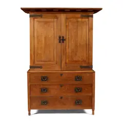 Ambrose Heal, ARTS & CRAFTS ‘MANSFIELD’ PRESS, CIRCA 1898, 1898, oak