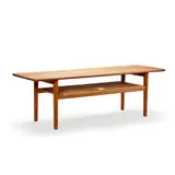 Co?ee Table, designed 1951 by Hans J. Wegner, 1951, oak, sold Apr 2022