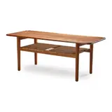 Co?ee Table, designed 1951 by Hans J. Wegner, 1951, oak, sold Apr 2022
